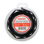 Трубка термоусаживаемая ТУТ нг 4,0/2,0мм, черная, ролик 2,44м REXANT Трубка термоусаживаемая ТУТ нг 4,0/2,0мм, черная, ролик 2,44м REXANT