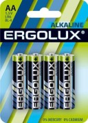 Элемент питания алкалиновый AA/LR6 1.5В Alkaline BL-4 (блист.4шт) Ergolux 11748 Элемент питания алкалиновый AA/LR6 1.5В Alkaline BL-4 (блист.4шт) Ergolux 11748