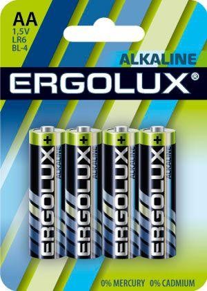 Элемент питания алкалиновый AA/LR6 1.5В Alkaline BL-4 (блист.4шт) Ergolux 11748 Элемент питания алкалиновый AA/LR6 1.5В Alkaline BL-4 (блист.4шт) Ergolux 11748