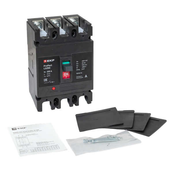 Выключатель автоматический LS250 25кА 3P 250А ProPact EKF mccb-250-25-3-250-ls