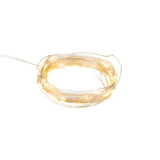 Гирлянда Роса 10 м, 100 LED, USB, теплое белое свечение NEON-NIGHT Гирлянда Роса 10 м, 100 LED, USB, теплое белое свечение NEON-NIGHT