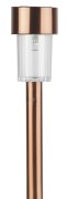 Садовый светильник на солнечной батарее, нержавею щая сталь, ''медный'', 32 см SL-SS30-CPR ЭРА