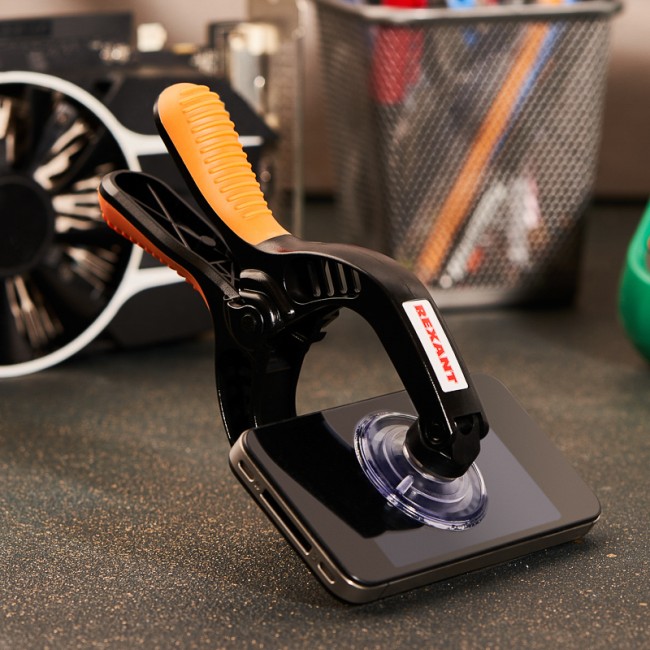 Присоска-ножницы для снятия дисплея RA-02 REXANT Присоска-ножницы для снятия дисплея RA-02 REXANT