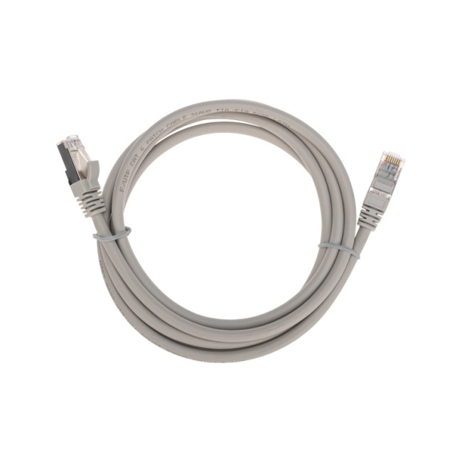 Патч-корд F/UTP CAT 6, RJ45-RJ45, 26AWG, LSZH, серый, 2м REXANT