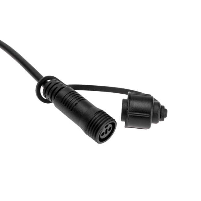 Уличная гирлянда Лофт 10м, черный каучук, 20 прозрачных ламп х 5 LED, влагостойкая IP44 Уличная гирлянда Лофт 10м, черный каучук, 20 прозрачных ламп х 5 LED, влагостойкая IP44