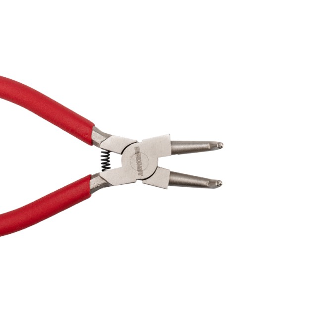 Щипцы для стопорных колец загнутый сжим 160мм, обливные рукоятки REXANT 