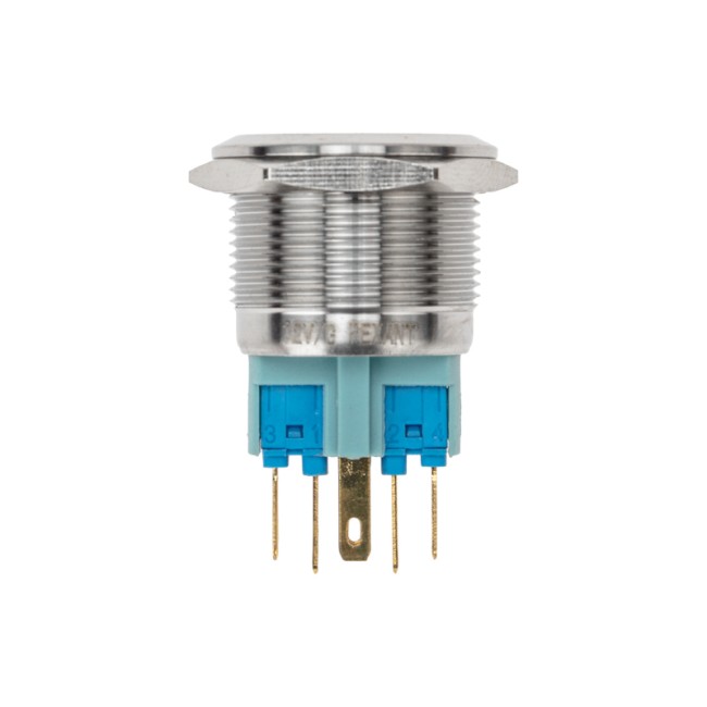 Кнопка антивандальная Ø 22 12В(LED) Б/Фикс (6с) OFF-(ON)/ON-(OFF) подсв./зеленая REXANT Кнопка антивандальная Ø 22 12В(LED) Б/Фикс (6с) OFF-(ON)/ON-(OFF) подсв./зеленая REXANT