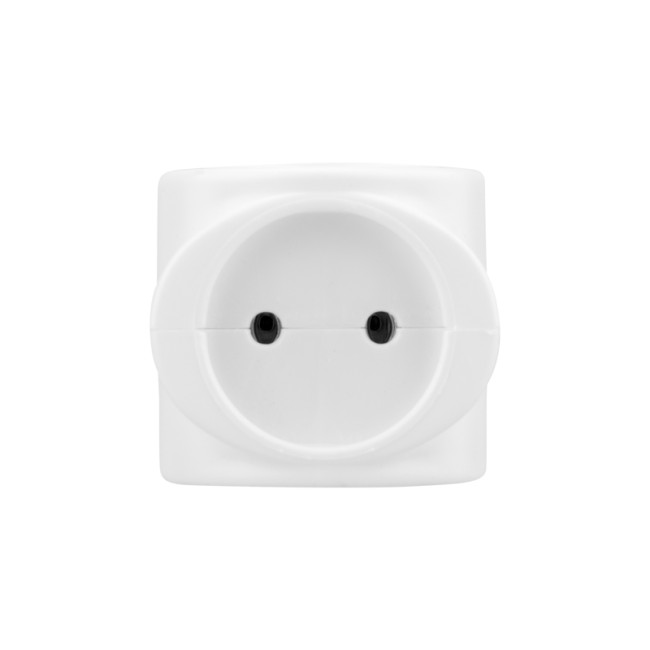 Тройник электрический 220 В 6 А белый REXANT