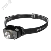 Фонарь налобный 5Вт LED + 2 x RED SMD ABS-пластик алюминий нейлон 5 режимов работы управление жестами дальность до 100м заряд microUSB в комплекте IP54 JazzWay