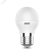 Лампа светодиодная LED 8 Вт 540 Лм 4100К белая Е27 Шар Elementary Gauss