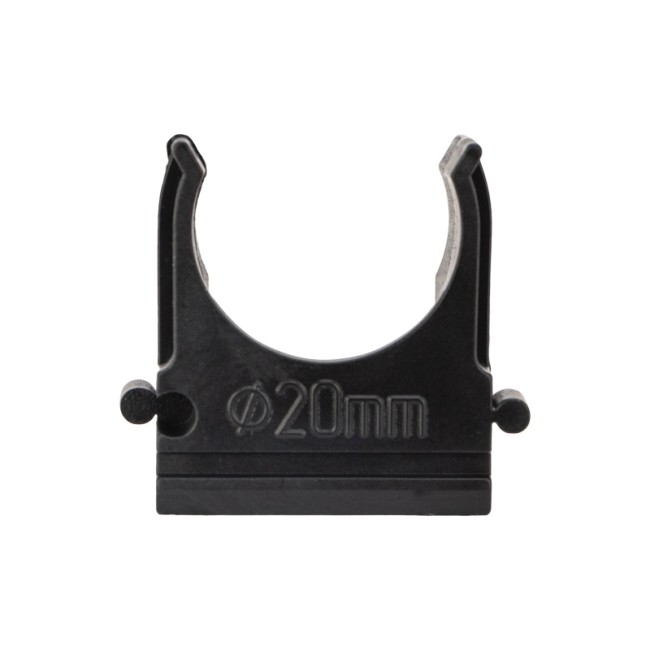 Крепеж-клипса для трубы ø 20 мм, черная (100 шт./уп.) REXANT Крепеж-клипса для трубы ø 20 мм, черная (100 шт./уп.) REXANT