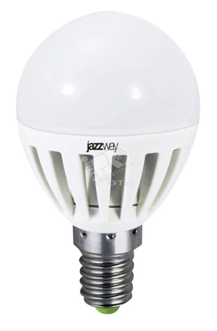 Лампа светодиодная LED 5Вт E14 400Лм теплый матовая шар 230V/50Hz ECO