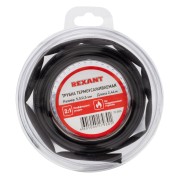 Трубка термоусаживаемая ТУТ нг 5,0/2,5мм, черная, ролик 2,44м REXANT Трубка термоусаживаемая ТУТ нг 5,0/2,5мм, черная, ролик 2,44м REXANT