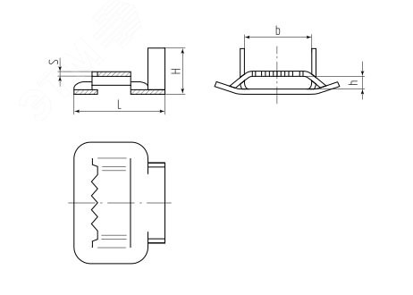 Бугель БМ-20 (100 шт) (Fortisflex) Бугель БМ-20 (100 шт) (Fortisflex)