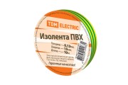 Изолента ПВХ 0,13*15мм Желто-Зеленая 10м TDM Изолента ПВХ 0,13*15мм Желто-Зеленая 10м TDM