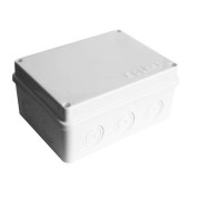 Коробка распределительная ОП 150х110х70мм IP54 10 выходов без гермовводов крышка на винтах бел. Epplast 215311 Коробка распределительная ОП 150х110х70мм IP54 10 выходов без гермовводов крышка на винтах бел. Epplast 215311
