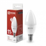 Лампа светодиодная LED-СВЕЧА-VC 11Вт свеча 4000К нейтр. бел. E14 1050лм 230В IN HOME 4690612020471 Лампа светодиодная LED-СВЕЧА-VC 11Вт свеча 4000К нейтр. бел. E14 1050лм 230В IN HOME 4690612020471