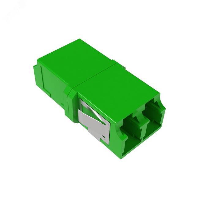 Адаптер LC/APC-Duplex TOP Senior/Senior SC-footprint OS2 зеленый
