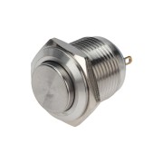 Кнопка антивандальная Ø16 Б/Фикс (2с) OFF-(ON) выпуклая (A16-A3) REXANT Кнопка антивандальная Ø16 Б/Фикс (2с) OFF-(ON) выпуклая (A16-A3) REXANT