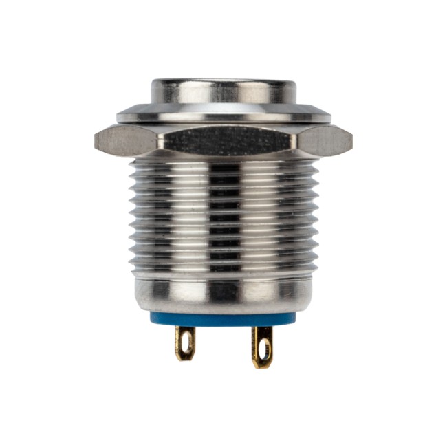 Кнопка антивандальная Ø16 Б/Фикс (2с) OFF-(ON) выпуклая (A16-A3) REXANT Кнопка антивандальная Ø16 Б/Фикс (2с) OFF-(ON) выпуклая (A16-A3) REXANT