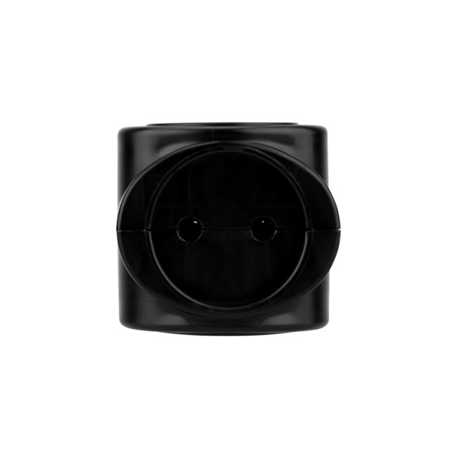 Тройник электрический 220 В 6 А черный REXANT