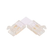 Коннектор WOLTA WLS-2PIN-8MM-MONO-L угловой для одноцветной SMD ленты шириной 8мм, комплект 3шт. Коннектор WOLTA WLS-2PIN-8MM-MONO-L угловой для одноцветной SMD ленты шириной 8мм, комплект 3шт.