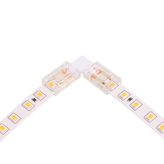 Коннектор WOLTA WLS-2PIN-8MM-MONO-L угловой для одноцветной SMD ленты шириной 8мм, комплект 3шт. Коннектор WOLTA WLS-2PIN-8MM-MONO-L угловой для одноцветной SMD ленты шириной 8мм, комплект 3шт.
