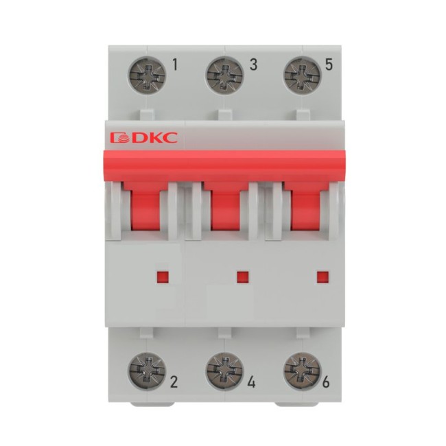 Выключатель автоматический модульный 3п C 50А 6кА MD63 YON MD63-3C50-6 Выключатель автоматический модульный 3п C 50А 6кА MD63 YON MD63-3C50-6