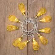 Гирлянда светодиодная Восточные фонарики 10 LED ЖЕЛТЫЕ 1,5 метра, прозрачный ПВХ, питание 2xАА Гирлянда светодиодная Восточные фонарики 10 LED ЖЕЛТЫЕ 1,5 метра, прозрачный ПВХ, питание 2xАА