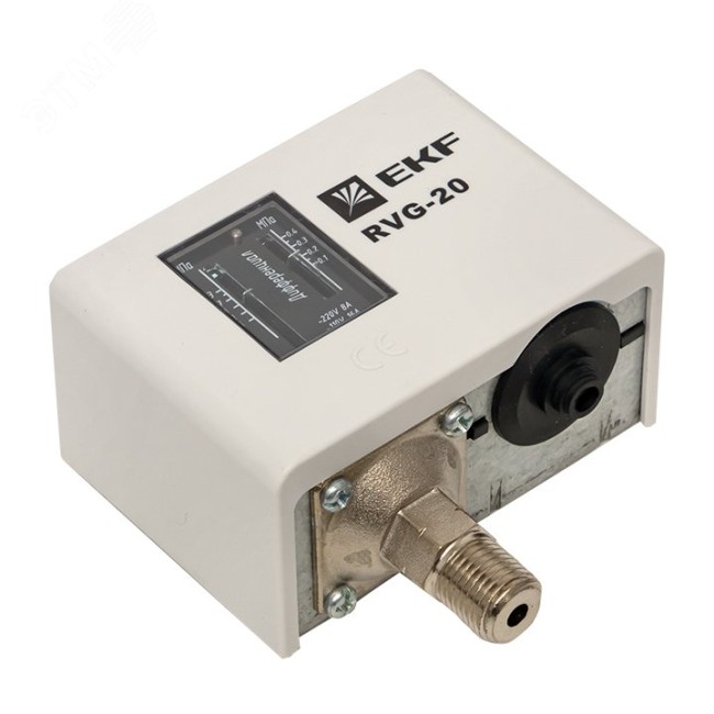 Реле избыточного давления EKF RVG-20-1,6 (1,6 МПа) Реле избыточного давления EKF RVG-20-1,6 (1,6 МПа)
