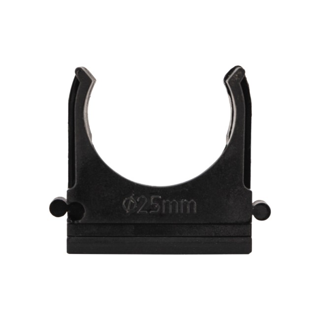 Крепеж-клипса для трубы ø 25 мм, черная (100 шт./уп.) REXANT Крепеж-клипса для трубы ø 25 мм, черная (100 шт./уп.) REXANT