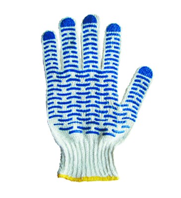 Перчатки х/б с покрытием ПВХ, 5 нитей, 54-56 г., 7,5 класс вязки, «Волна» Перчатки х/б с покрытием ПВХ, 5 нитей, 54-56 г., 7,5 класс вязки, «Волна»