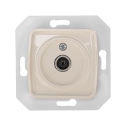 DEA Розетка TV Проходная с/у мех. Беж KRANZ DEA Розетка TV Проходная с/у мех. Беж KRANZ