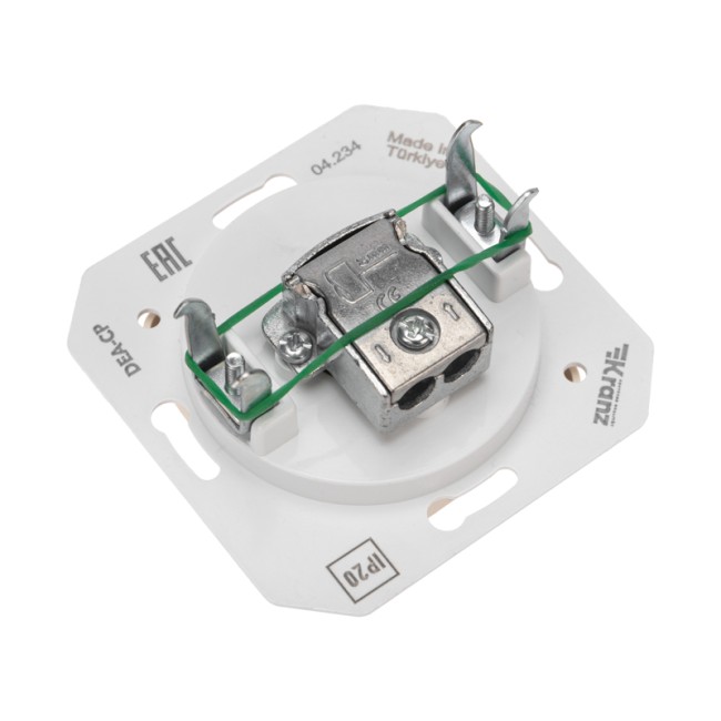 DEA Розетка TV Проходная с/у мех. Беж KRANZ DEA Розетка TV Проходная с/у мех. Беж KRANZ