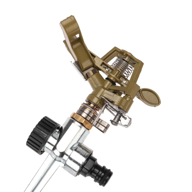 Разбрызгиватель латунный, импульсный, с регулировкой угла горизонта распыления до 16м ЧЕТЫРЕ СЕЗОНА Разбрызгиватель латунный, импульсный, с регулировкой угла горизонта распыления до 16м ЧЕТЫРЕ СЕЗОНА