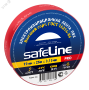 Изолента Safeline 19/25 красный Изолента Safeline 19/25 красный