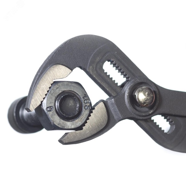 Клещи переставные ПРОФИ 180 мм Клещи переставные с кнопочной самофиксацией 180 мм