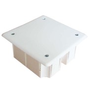 Коробка распределительная СП 92х92х40мм 8 выходов крышка на винтах Epplast 160190 Коробка распределительная СП 92х92х40мм 8 выходов крышка на винтах Epplast 160190