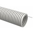 Труба гофрированная ПВХ d25мм с протяжкой сер. (уп.50м) TOKOV ELECTRIC TKE-TG/P-25-C06/50