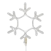 Фигура Снежинка цвет белый, размер 45x38 см NEON-NIGHT Фигура Снежинка цвет белый, размер 45x38 см NEON-NIGHT