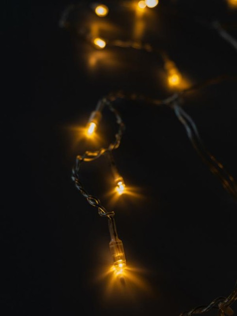 Гирлянда "Бахрома" OIC100LSE-WW-T-I4 100LED тепл. бел. 2х0.56м 20 нитей 24/56/32/48см соединяемая до 20шт уличная SHLights 4690601040510