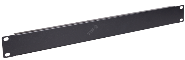 Фальш-панель 1U черная