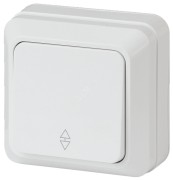 Переключатель, 10А-250В, ОУ, Quadro, белый,2-103-01 Переключатель, 10А-250В, ОУ, Quadro, белый,2-103-01