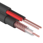 Кабель ККСВ-П+2х0,5 мм, 305 м, черный, REXANT