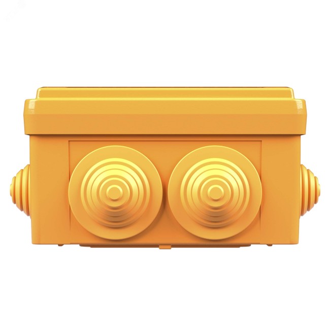 Коробка пластиковая FS с кабельными вводами и клеммниками IP55 100х100х50мм Коробка пластиковая FS с кабельными вводами и клеммниками IP55 100х100х50мм