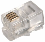 Разъем телефонный UTP, RJ-9 (4P4C), CAT 3 REXANT Разъем телефонный UTP, RJ-9 (4P4C), CAT 3 REXANT