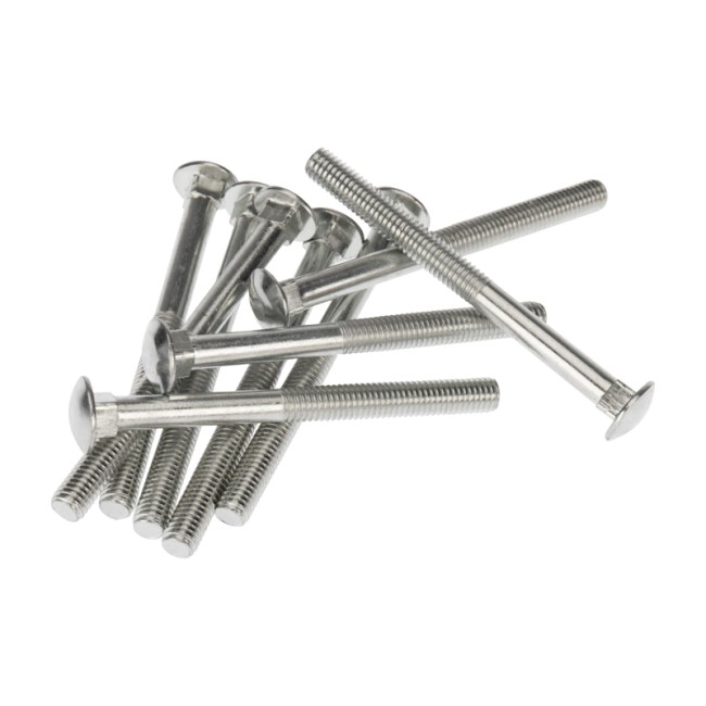 Болт мебельный KRANZ DIN 603, 8х90, короб (20 шт./уп.) Болт мебельный KRANZ DIN 603, 8х90, короб (20 шт./уп.)