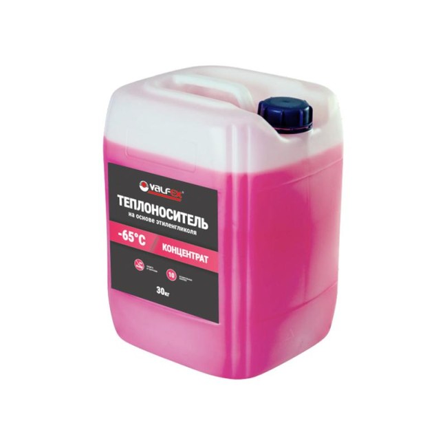 Теплоноситель -65 (на основе этиленгликоля) 20кг (30шт пал.) VALFEX VF.TK.65020 Теплоноситель -65 (на основе этиленгликоля) 20кг (30шт пал.) VALFEX VF.TK.65020