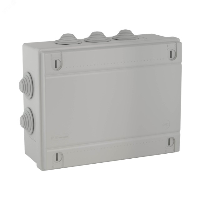 Коробка распределительная 240х190х90мм IP55 8 вводов с кабельными вводами Коробка распределительная 240х190х90мм IP55 8 вводов с кабельными вводами