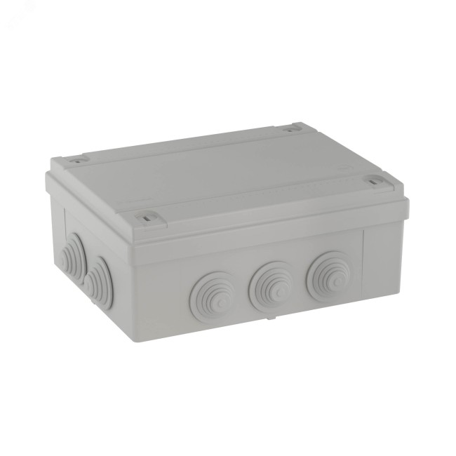 Коробка распределительная 240х190х90мм IP55 8 вводов с кабельными вводами Коробка распределительная 240х190х90мм IP55 8 вводов с кабельными вводами